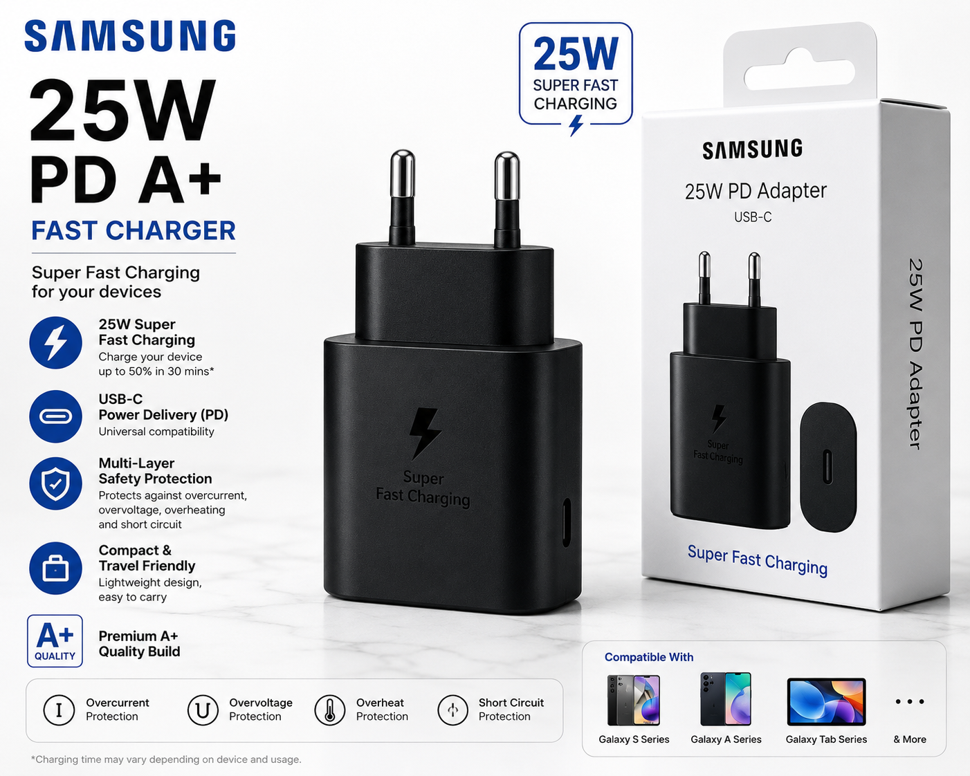 Samsung 25W PD A+ Fast Charger