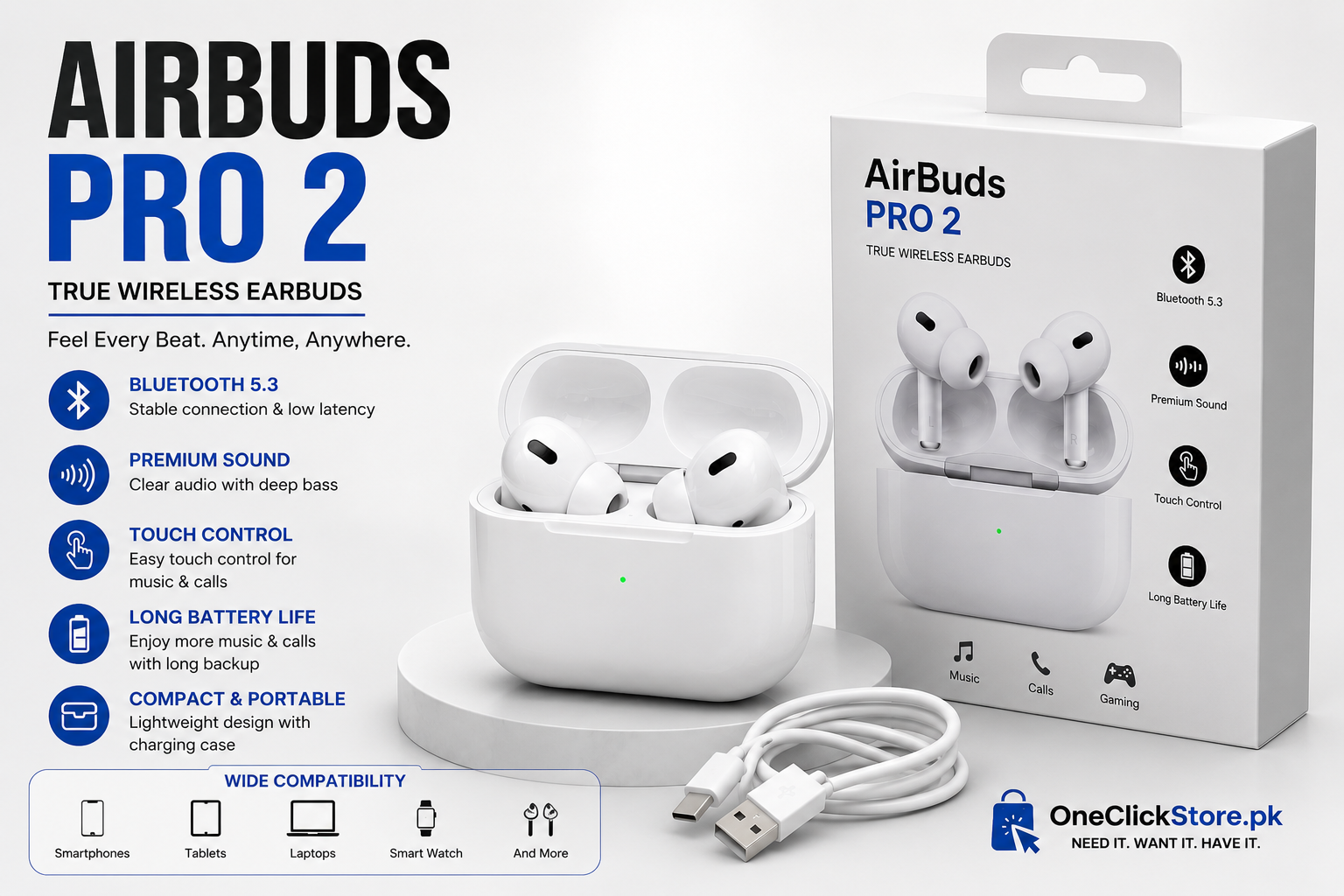 AirBuds Pro 2 True Wireless Earbuds