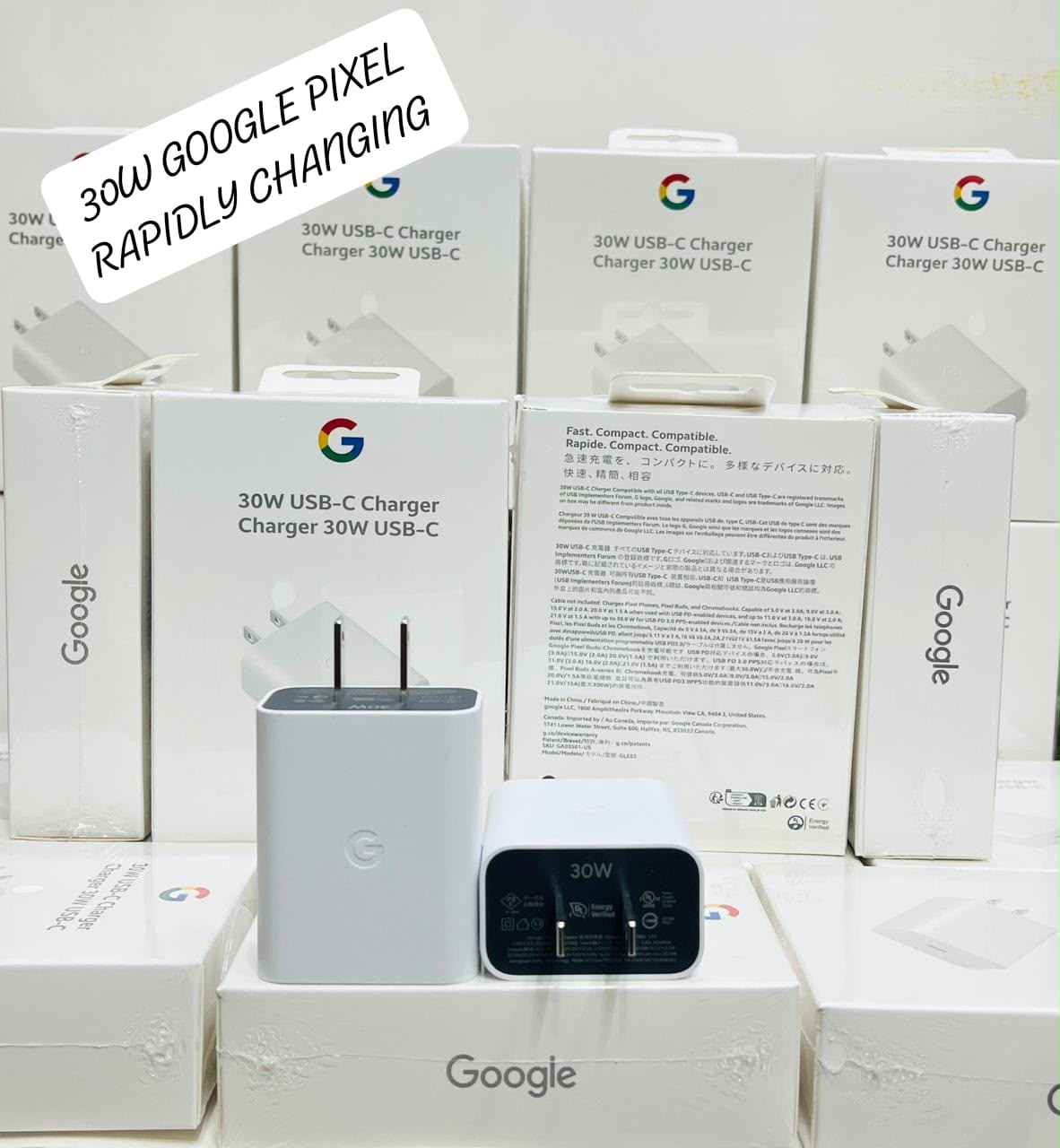 Google Pixel 30W USB-C Fast Charger – Rapid Charging Adapter - Image 2