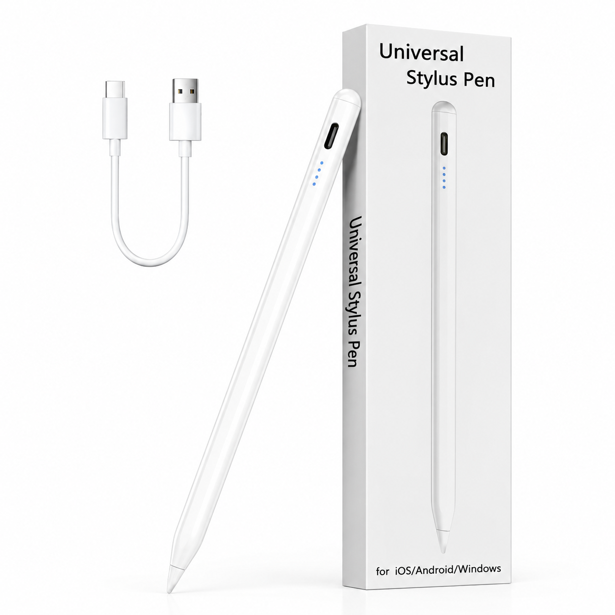 Universal Rechargeable Stylus Pen for iOS, Android & Windows